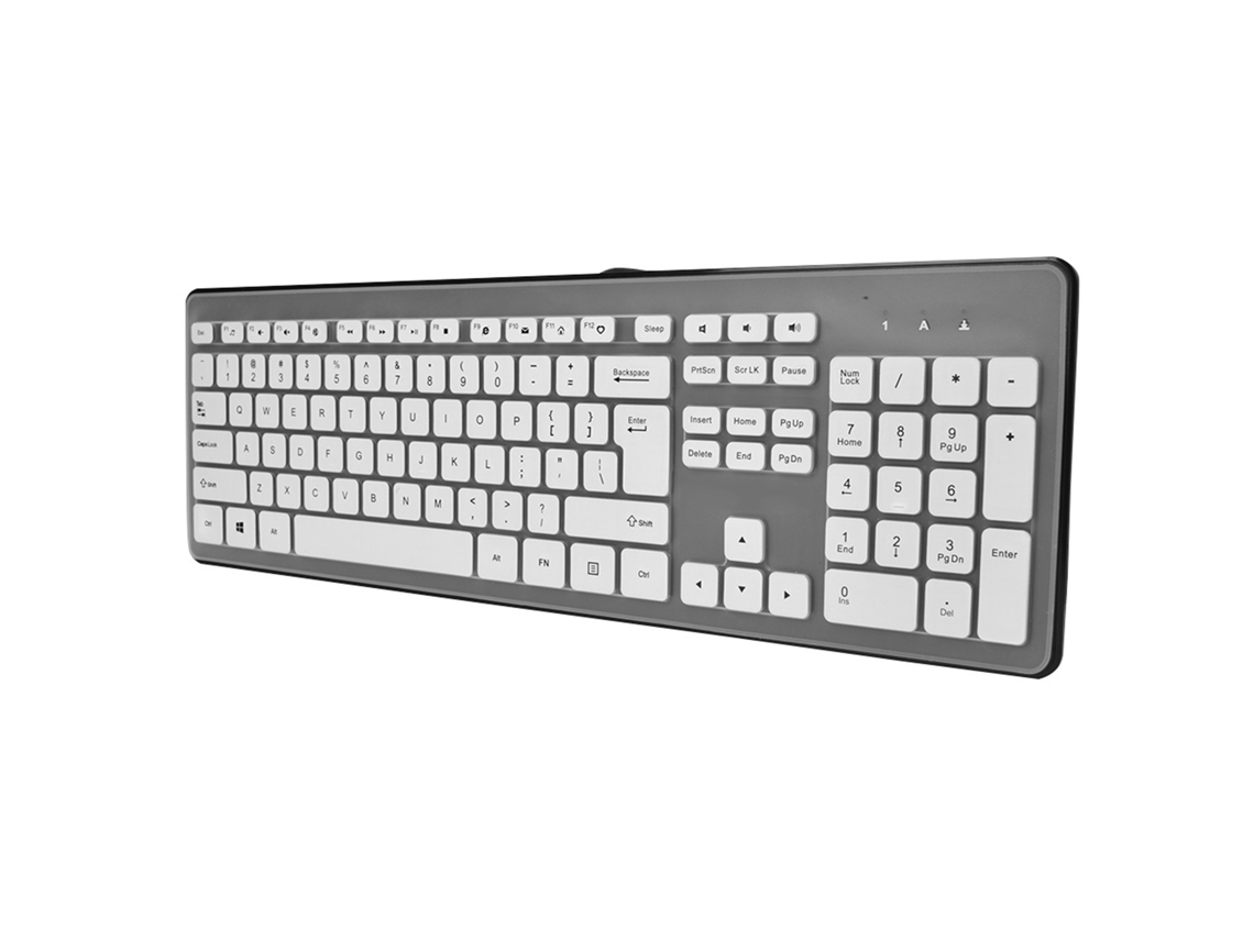 Teclado E sports LAXISCREED Impermeável Teclas Chocolate