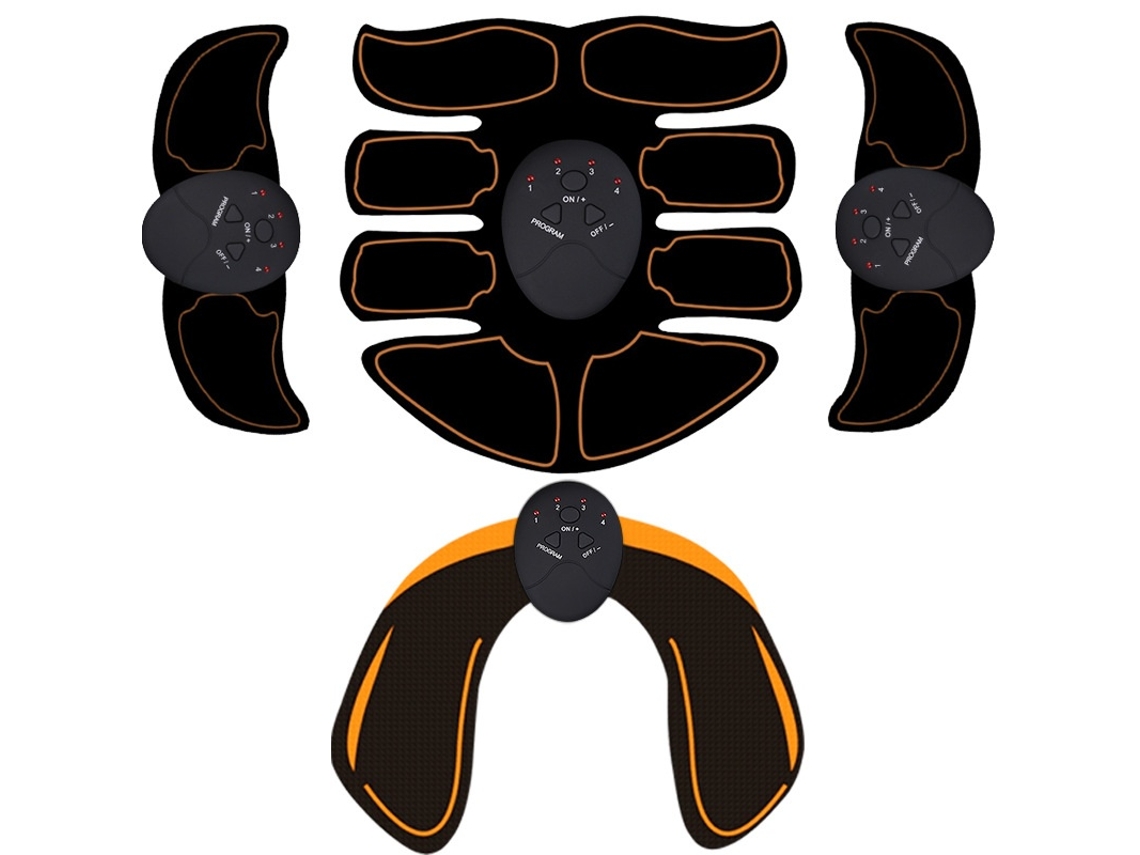 Lurelia Estimulador Muscular, Conjunto De Quatro Chifres Para Estimulador Muscular Smart Ems (versão Com Bateria)