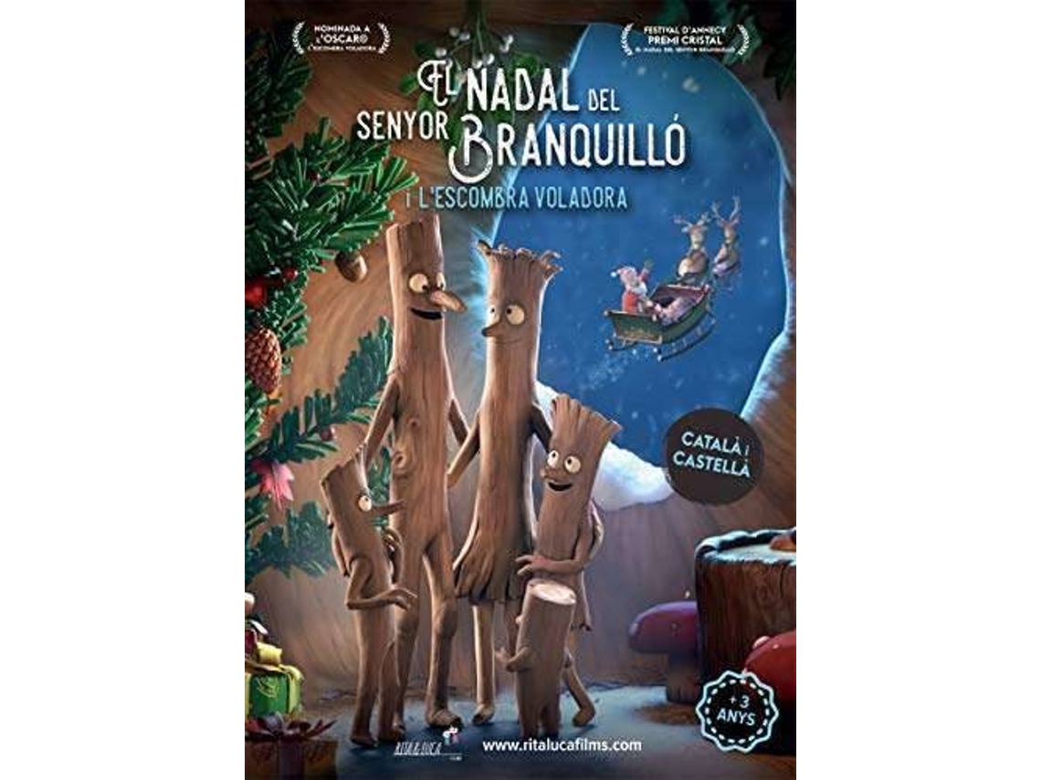 DVD El Nadal Del Senyor Branquillo Y L´Escombra Voladora (Edição em Espanhol)