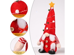 Decoração De Natal Laxiscreed Chapéu De Rena Com Chifres E Estrela Para Árvore Ou Boneco Natal