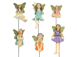 Figurinas de Fadas Miniaturas 6 Peças Nova Line