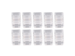 2026 10 Conectores para Fitas Led Cob 2 Pinos 8mm Sem Solda, Conectores para Fitas Led