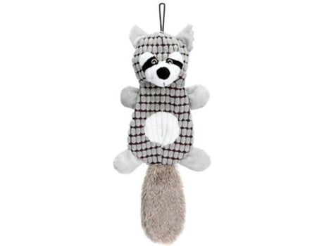 Peluche para Cães  Guaxinim com Som (Cinzento - 45 cm)