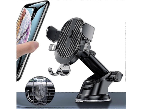 Suporte De Telefone Para Carro Com Saída De Ar De Sucção 4 Em 1
