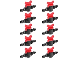 Válvulas De Irrigação Com Espigão Para Mangueira 1/2", 10 Peças,