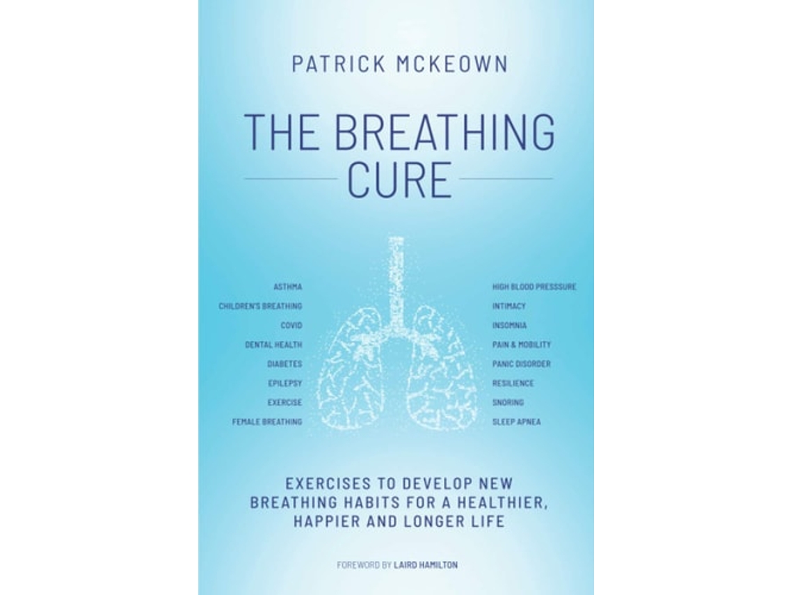 Livro The Breathing Cure de Patrick McKeown (Inglês)