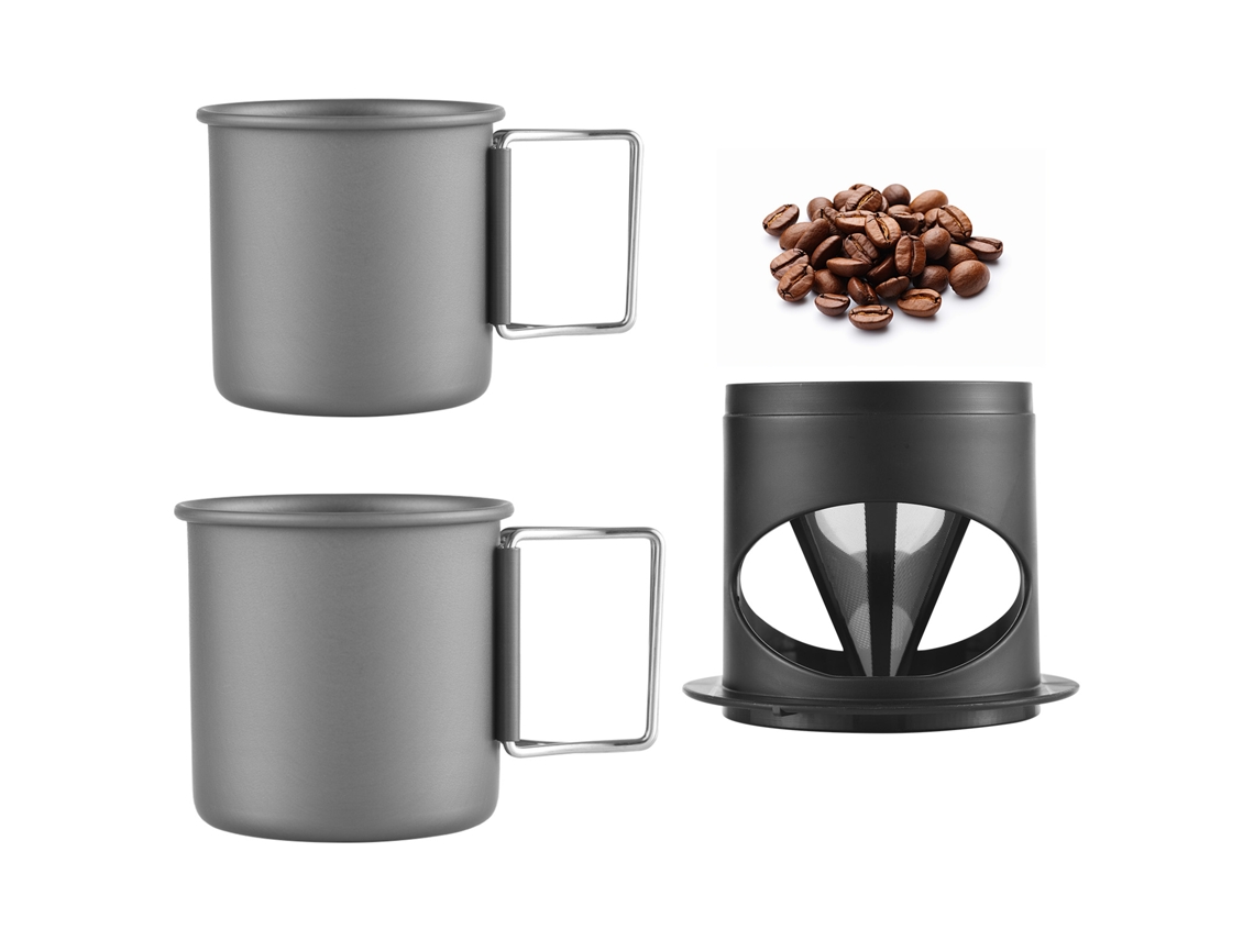 Máquina de Café Pour Over Portátil com Copo 450ml