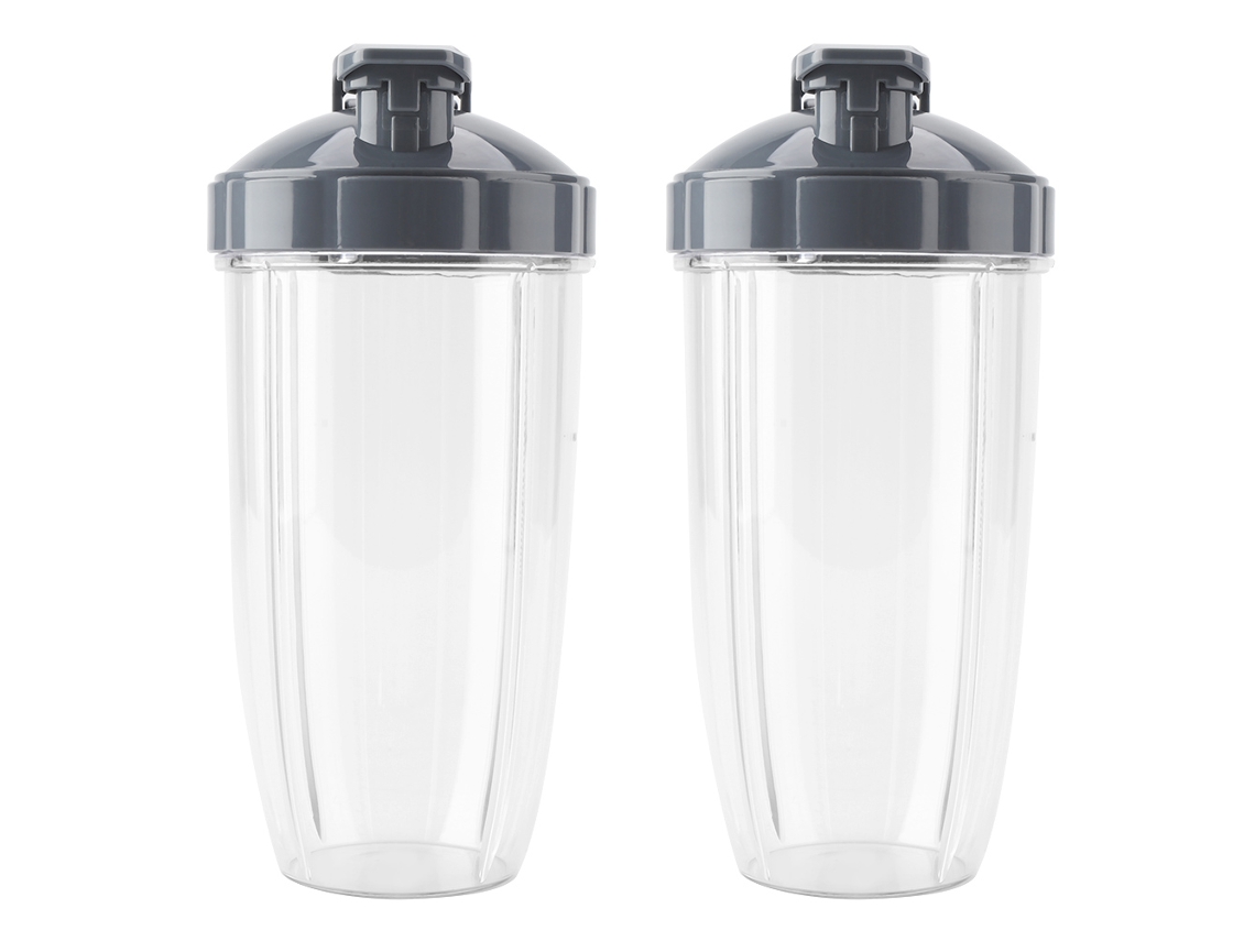 Laxiscreed Copo Grande De 32 Oz Para Liquidificador Com Tampas Com Abas E Anéis De Vedação