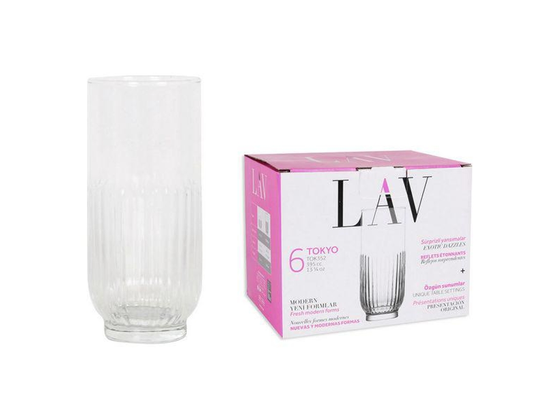 Conjunto de Copos LAV Tokyo (6 uds) (395 ml)