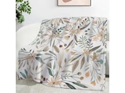 Manta para Plantas Floral 130x150 Cm Multifuncional Macia de Flanela Aconchegante Cama Cochilo no Escritório F