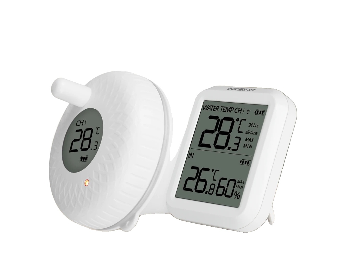 Termômetro Digital Flutuante AQUAFORGE, 40-70°C para Medir Temperatura da Água em Piscinas, Spas, Jacuzzis e Aquários