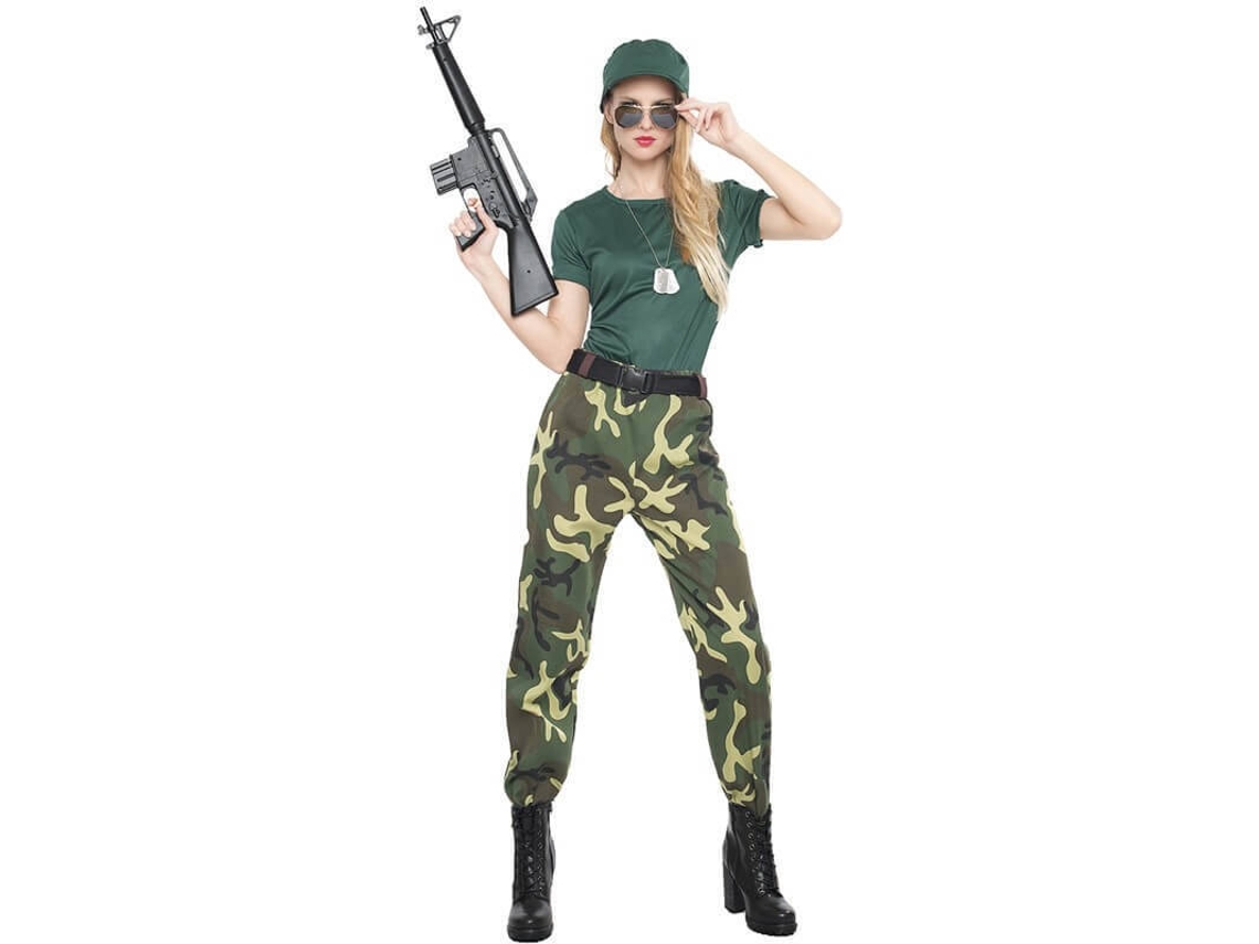 Fato de Mulher DISFRAZZES Militar (Tam: S)