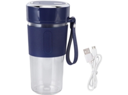 Liquidificador elétrico portátil de 300 ml, liquidificador pessoal Slowmoose Mini (azul estrela)