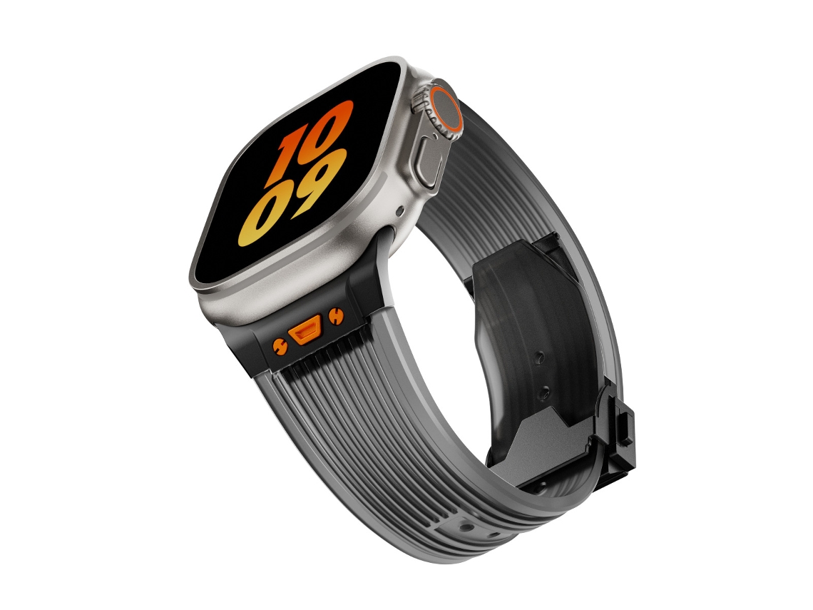 Bracelete para Apple Watch 42/44/45/49mm (preto Transparente XIAOMOYU