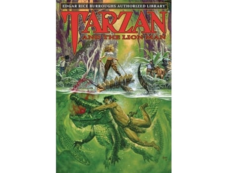 Livro Tarzan and the Lion Man Edgar Rice Burroughs Authorized Library de Edgar Rice Burroughs (Inglês - Capa Dura)