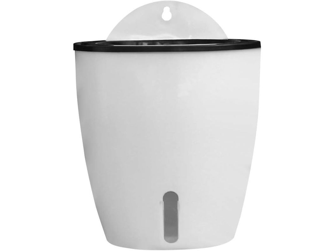 Maceta Auto Regable Colgante De Parede Para Plantas Com Design Vertical De Resina Pp Resistente E Decorativo