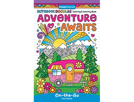 Livro Notebook Doodles Adventure Awaits de Jess Volinski (Inglês)