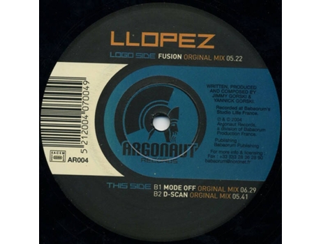 Vinil Fusion, Llopez Argonaut Records