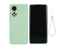 Capa Protetora De Silicone Líquido De Cor Sólida À Prova De Quedas E Com Cobertura Total Para Huawei Nova 9