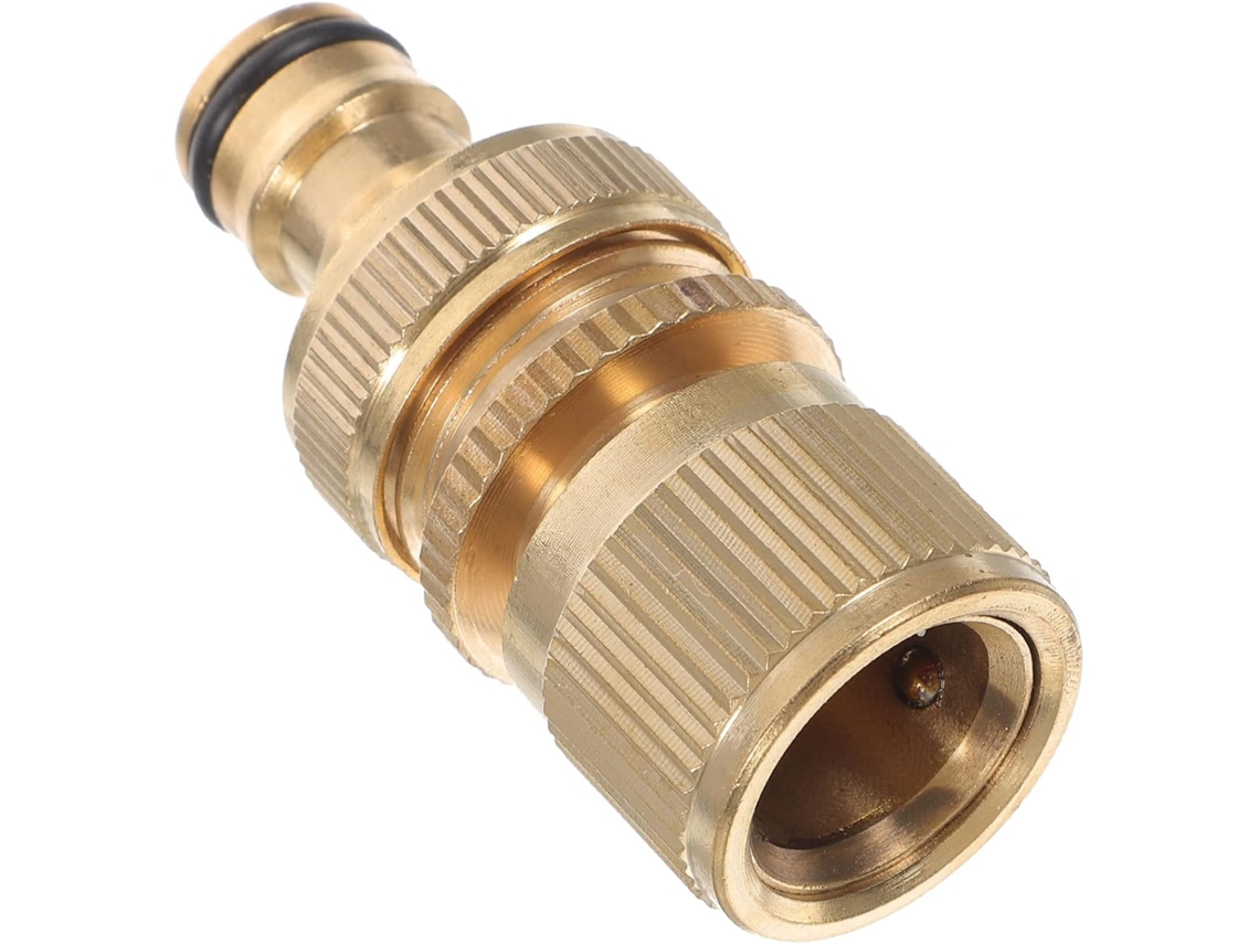 Conector Rápido De Latão Para Mangueira Jardim, Com Rosca, Resistente