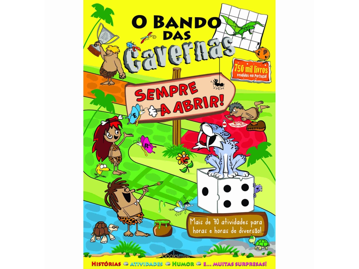 Livro O Bando das Cavernas - Sempre a Abrir! de Nuno Caravela (Português)