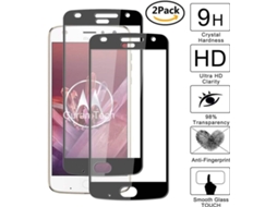 Película Vidro Temperado Motorola Moto Z2 Play HONGWE. Cobertura Completa Preto