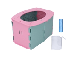 Cadeira de Treino Sanitário LAXISCREED Plegável Rosa