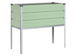 Floreira Verde Pastel 100 X 45 X 90 Cm Aço Galvanizado VIDAXL