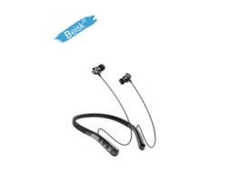 Neckband Bluetooth Headphones, Red/black Digital Display Sports Wireless Earphones Beisk