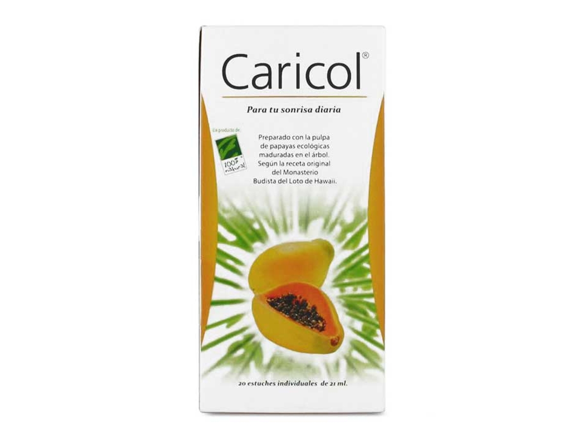 Suplemento Alimentar NATURAL Caricol 20 Saquetas X (20 ml)