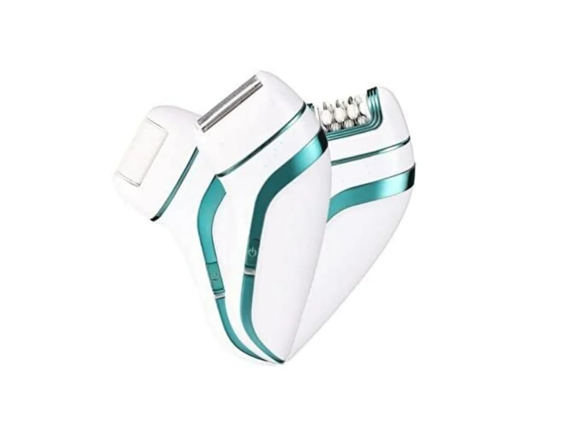 Depiladores Para Mulheres 3 Em 1 Depilador Sem Fio E Kit De Depilação Recarregável Para Rosto Biquíni Pernas E Braços Branco Bestvite
