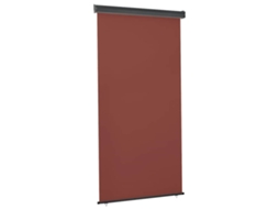 Vidaxl Toldo Lateral Para Varanda 125x250 Cm Castanho
