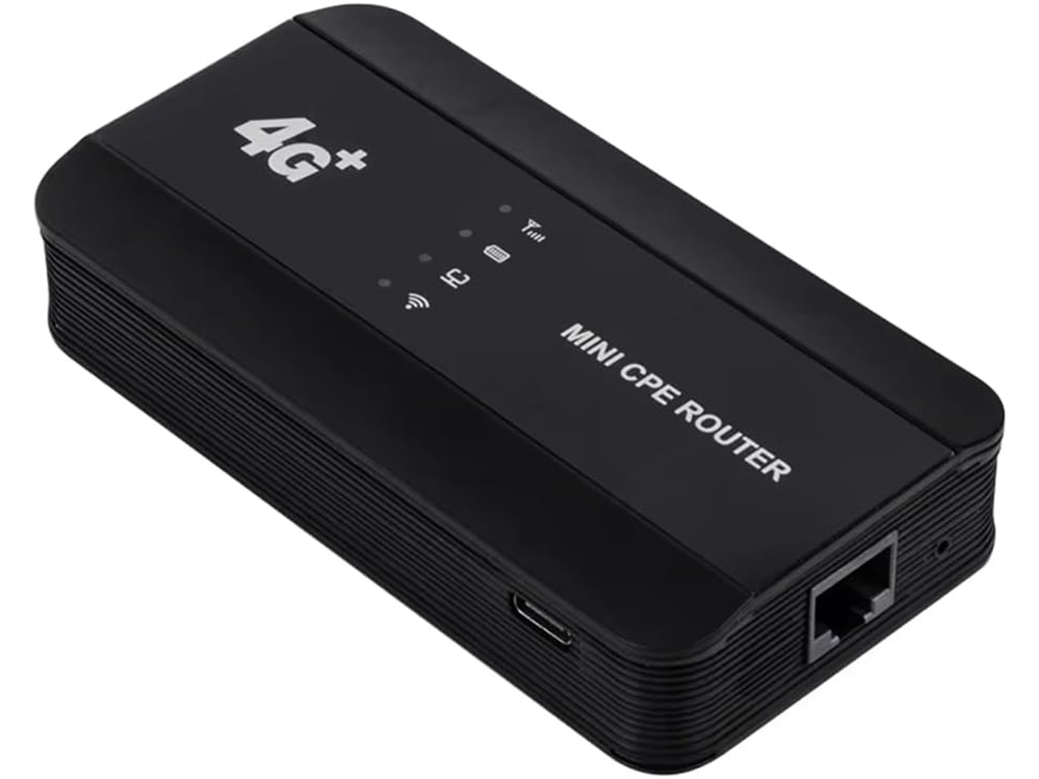 Roteador Portátil 4g Wifi 6 Mifi Com Porta Lan Sem Fio, Mini Cpe,
