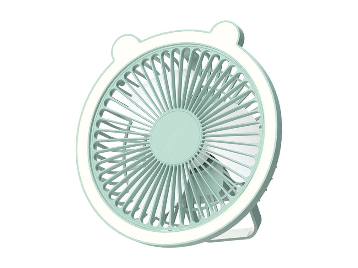 Ventilador De Camping Recarregável De 1200mah Com Gancho E Suporte Para Abraçar, Para Meninos E Meninas