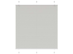 Vidaxl Plissado Cego Cinzento Luz 115x150 Cm Largura Tecido 114,4cm