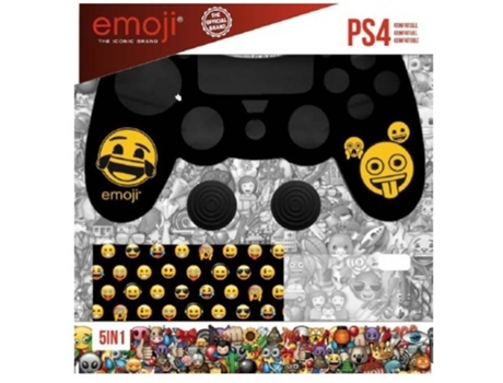 Kit de Acessórios para Comando INDECA PS4 Essencial Emoji — PS4