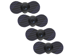 Mini Massageador Cervical - Drenagem Linfática, 6 Posições - Bioelétrico, Usb - Ajustável. Comprimento: 18 Cm / Largura: 13 / Altura: 4