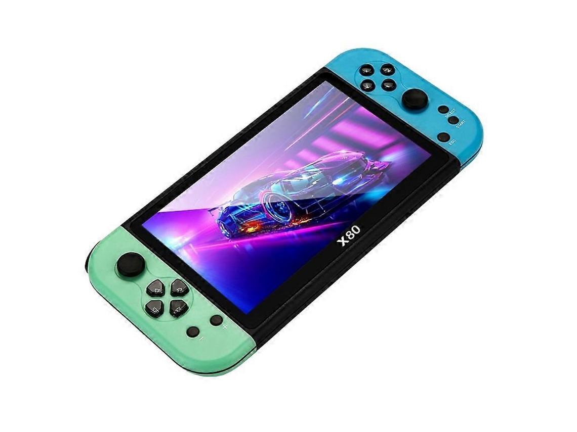 Console De Videogame Portátil X80 Com Tela Hd De 7,0 Polegadas E 20.000 Jogos Preto VONKELIOS