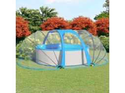 Vidaxl Cúpula De Piscina Oval 530x410x210 Cm
