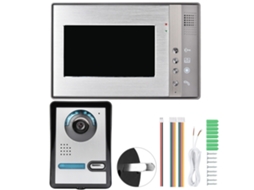 Telefone De Porteiro Video Com Fio De 7 Polegadas 802fa11 (tela Tft De Alta Definição, Compatível Com 110v-240v)