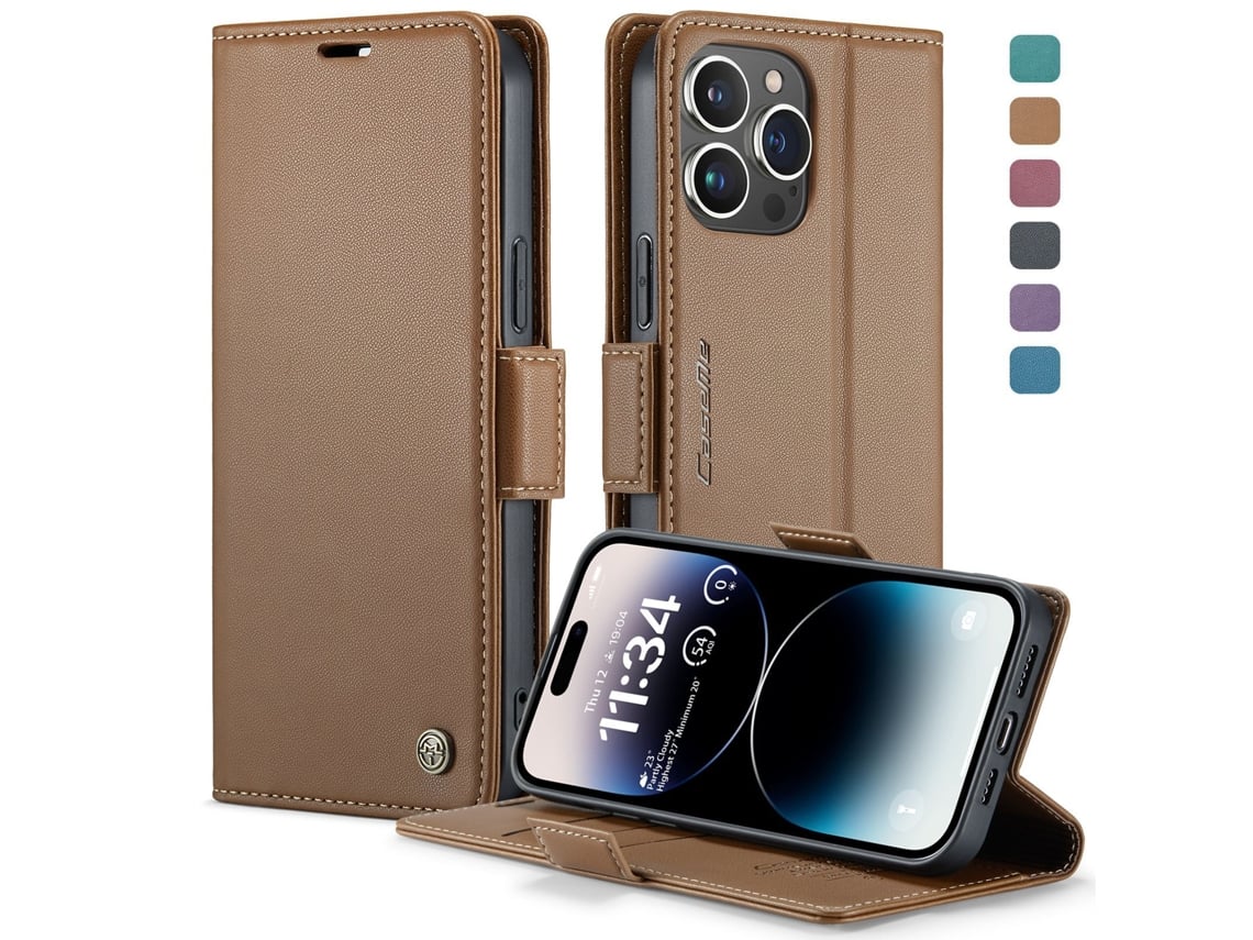 Capa Protetora Flip Para Celular Em Couro, Nova, Com Aba.marrom - Samsung S26
