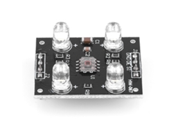 Módulo Detector de Cor Tcs3200 com Led Branco Reconhecimento Sensor 3~5v