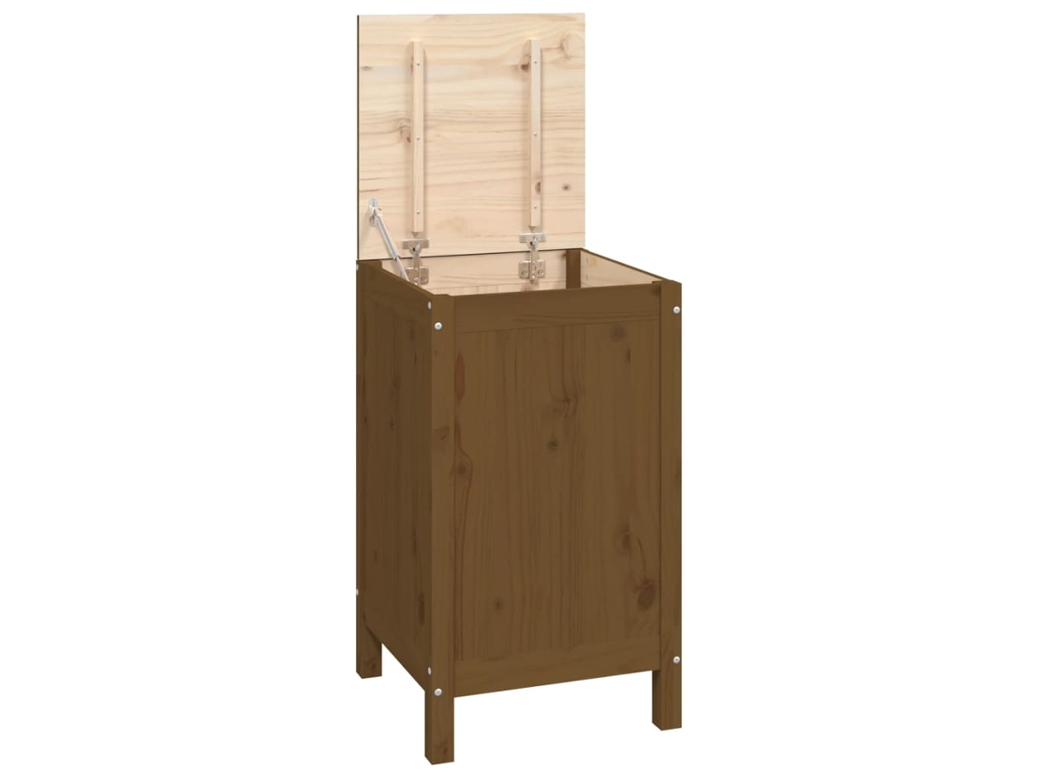 Laundry Box, Laundry Boxes Vidaxl Marrom Madeira De Pinho (44 X 44 X 76 Cm)