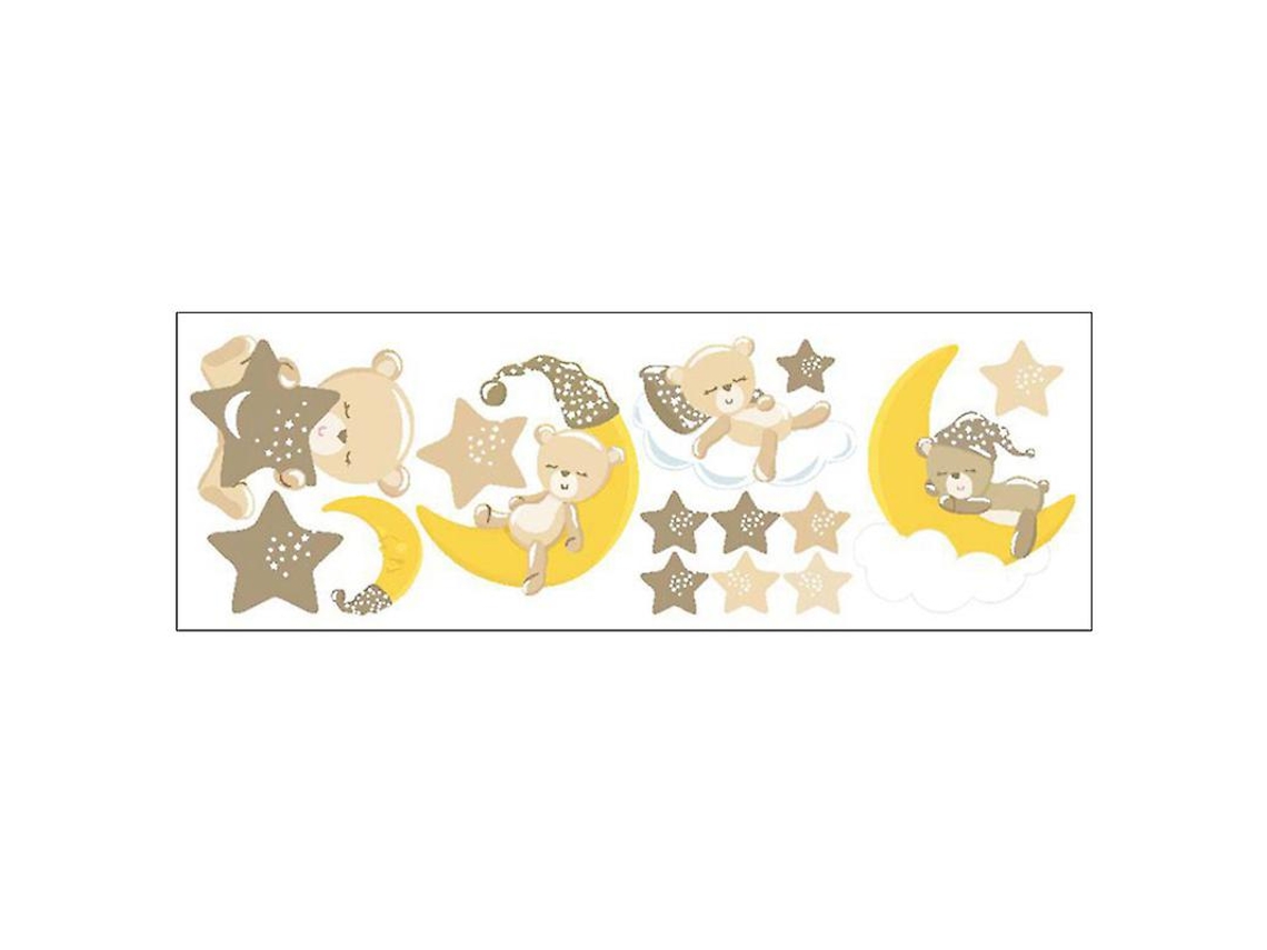 Adesivos de Design de Estrela e Lua ALLINLESS