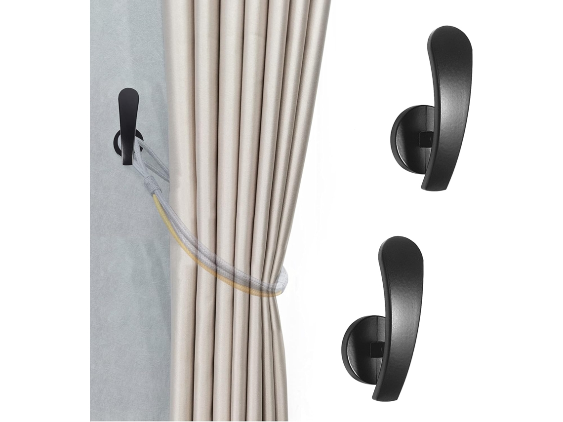 Acessórios Para Pendurar Cortinas Com Desconto, Conjunto De 2 Ganchos De Parede. Aquaforge