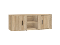 Móvel P/ Tv Madeira Derivados de Madeira Carvalho Sonoma 100x31,5x35 cm MAISON EXCLUSIVE
