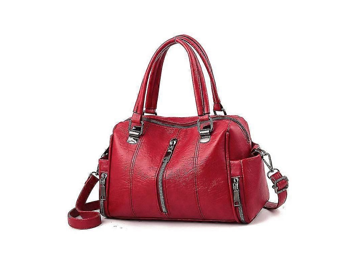 Bolsa De Mulher, Crossbody E Ombro, Prática E Estilosa--deep Red