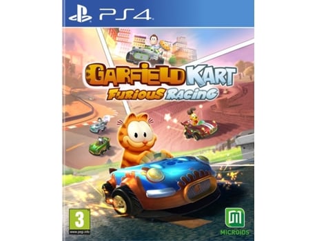 Jogo PS4 Gardield Kart Furious Racing