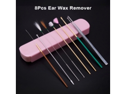 Conjunto Limpeza Cera Ouvido Massador Orelhas Relaxante