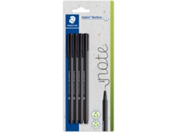 Marcadores de Escrita STAEDTLER Pretos Staedtler
